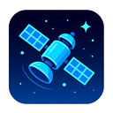icon_science_satellite_futuristic icon preview