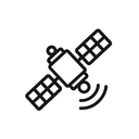 icon_science_satellite_minimal_outline icon preview