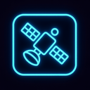 icon_science_satellite_neon icon preview