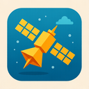 icon_science_satellite_origami icon preview