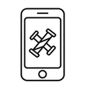 icon_science_smartphone_line_art icon preview