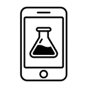 icon_science_smartphone_monochrome icon preview