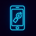 icon_science_smartphone_neon icon preview
