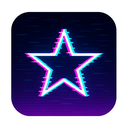 icon_science_star_digital_glitch icon preview