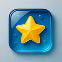 icon_science_star_glassy icon preview
