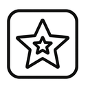 icon_science_star_monochrome icon preview