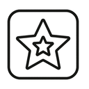 icon_science_star_outline icon preview