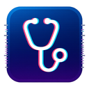 icon_science_stethoscope_digital_glitch icon preview