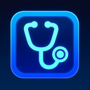 icon_science_stethoscope_futuristic icon preview