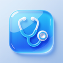 icon_science_stethoscope_glassy icon preview