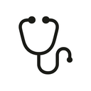 icon_science_stethoscope_minimal_outline icon preview
