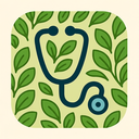 icon_science_stethoscope_organic_pattern icon preview