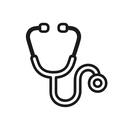 icon_science_stethoscope_outline icon preview
