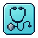 icon_science_stethoscope_pixel_art icon preview