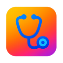 icon_science_stethoscope_vibrant_colors icon preview