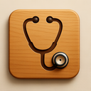 icon_science_stethoscope_wooden icon preview