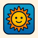 icon_science_sun_bold icon preview