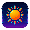 icon_science_sun_digital_glitch icon preview