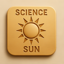 icon_science_sun_embossed icon preview