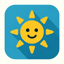 icon_science_sun_flat_design icon preview