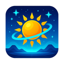 icon_science_sun_futuristic icon preview