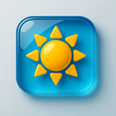 icon_science_sun_glassy icon preview