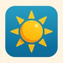 icon_science_sun_iconic icon preview