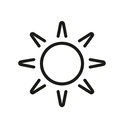 icon_science_sun_minimal_outline icon preview