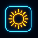 icon_science_sun_neon icon preview