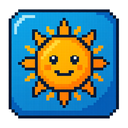 icon_science_sun_pixel_art icon preview