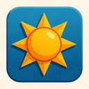 icon_science_sun_sharp_edges icon preview