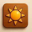 icon_science_sun_wooden icon preview