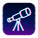icon_science_telescope_digital_glitch icon preview