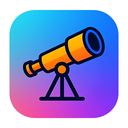 icon_science_telescope_gradient icon preview