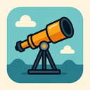 icon_science_telescope_iconic icon preview