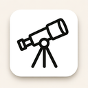 icon_science_telescope_minimalist icon preview
