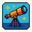 icon_science_telescope_pixel_art icon preview