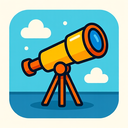icon_science_telescope_playful icon preview