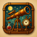 icon_science_telescope_steampunk icon preview