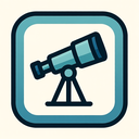 icon_science_telescope_symmetrical icon preview
