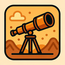 icon_science_telescope_tribal icon preview