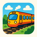 icon_science_train_cartoon icon preview