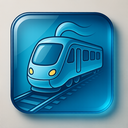 icon_science_train_glassy icon preview