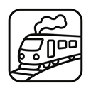 icon_science_train_line_art icon preview