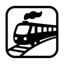 icon_science_train_monochrome icon preview
