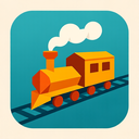 icon_science_train_origami icon preview