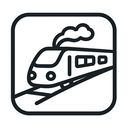 icon_science_train_thin icon preview