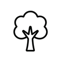 icon_science_tree_line_art icon preview