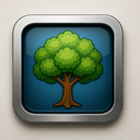 icon_science_tree_metallic icon preview