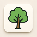 icon_science_tree_thin icon preview